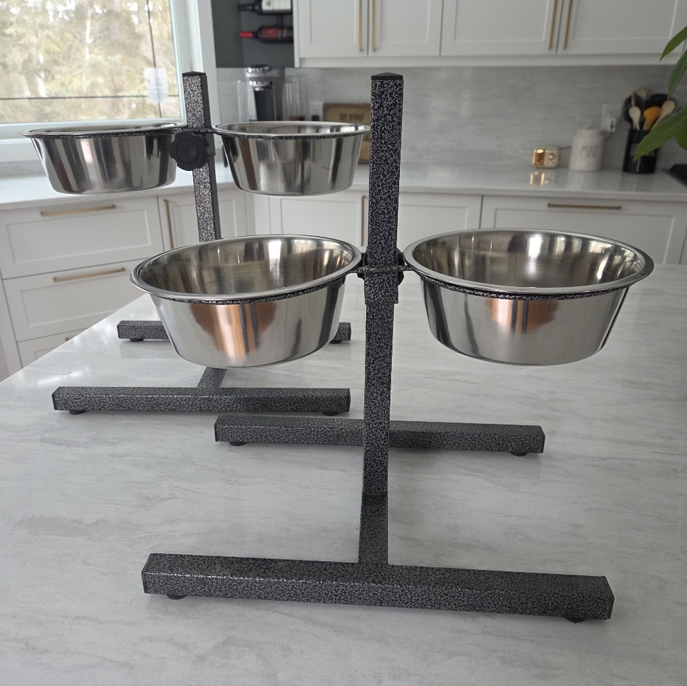 2/$30 Double Pet Bowl Stand
